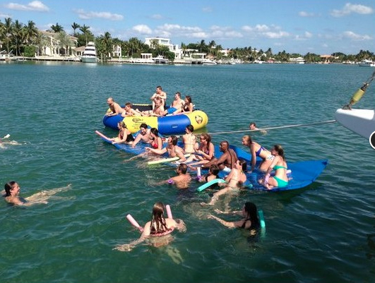 Miami Island Adventure Package — private boat, jet ski, and snorkel combined in Miami