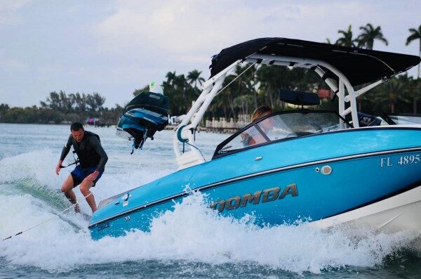 Private water sports boat adventure on Biscayne Bay, Miami — tow sports charter