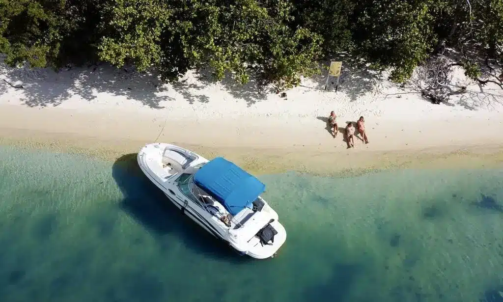 Miami skyline and Biscayne Bay — editorial water guides by Miami Tours and Water Adventures