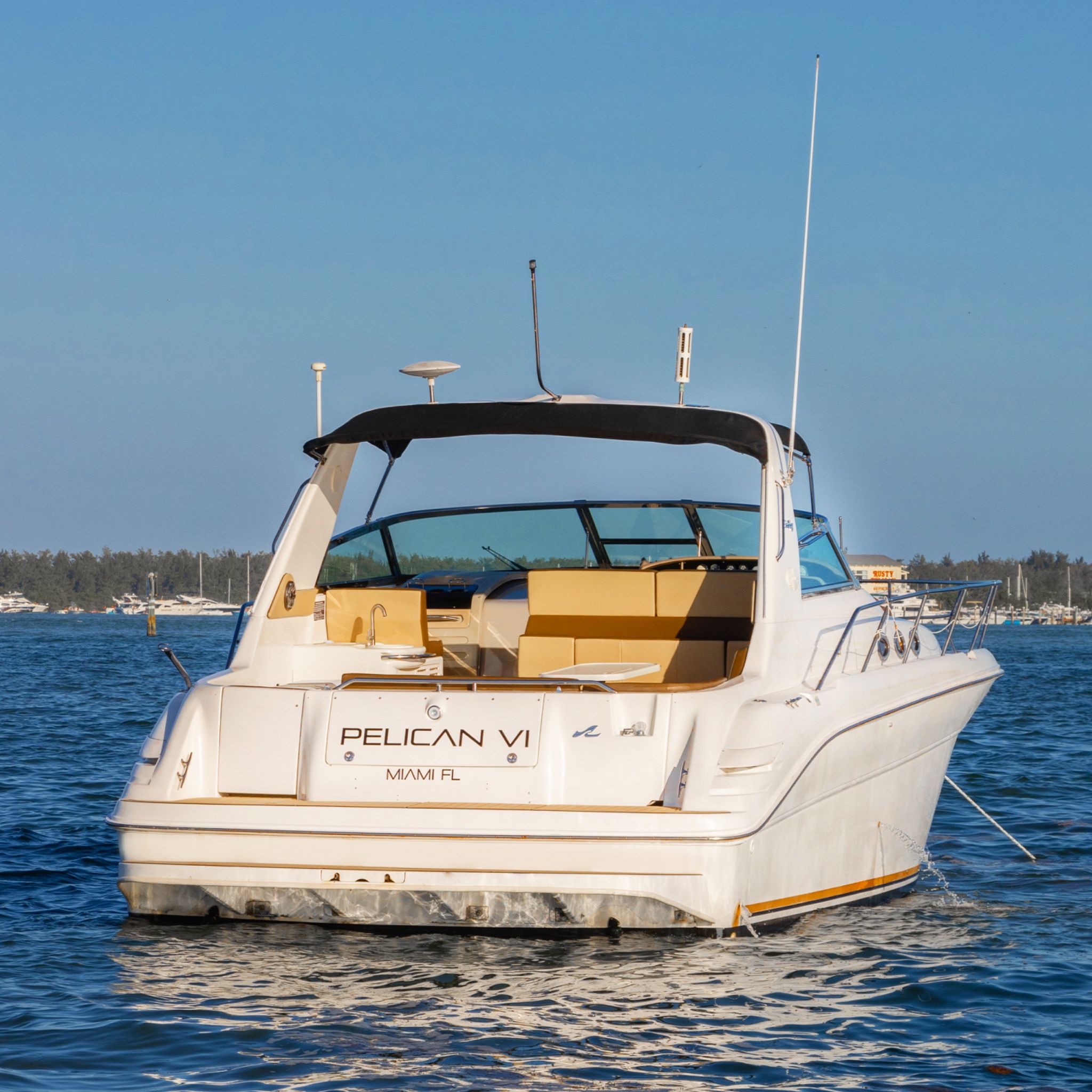 40 SeaRay Sundancer private yacht tour in Miami Beach